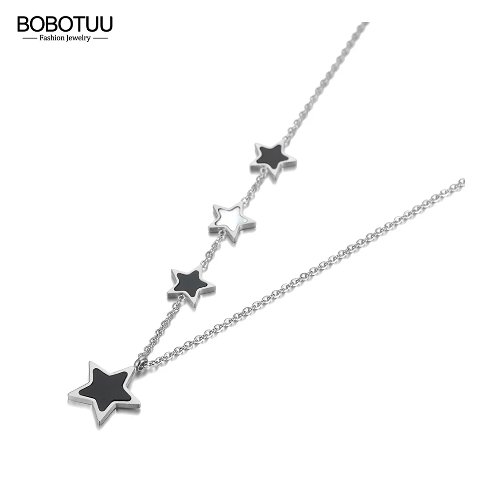 Колье-чокер женское из нержавеющей стали с подвеской в виде звезды | Украшения и
