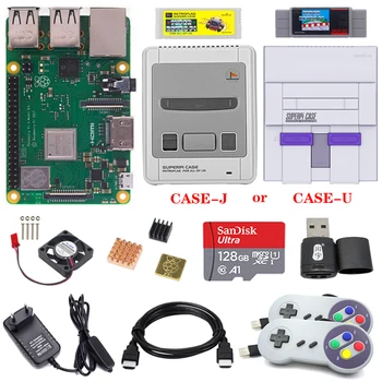 

Raspberry Pi 3 Model B Plus + Retroflag Case + Power Supply + SD Card + USB Gamepad Controller + Heat Sink Raspberry Pi 3 B+