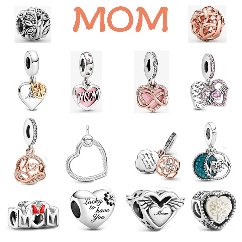 Heart shaped Charms Fit 