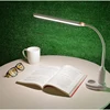LED Desk Lamp, Eye-caring Table Lamps, Promise Dimming Office Lamp with USB Charging Port, Touch Control, Memory Function, White 3