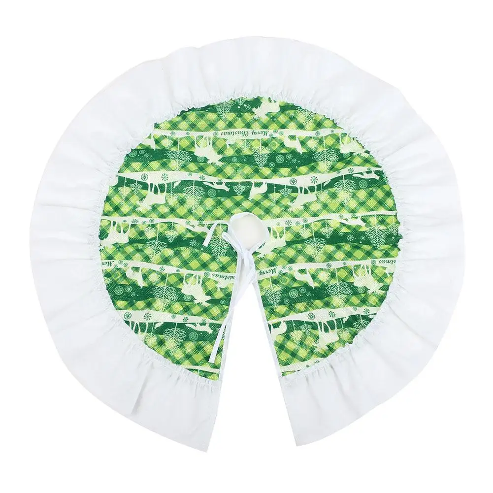 60 см Рождественская елка юбка олень шаблон крышка база украшения Поставки