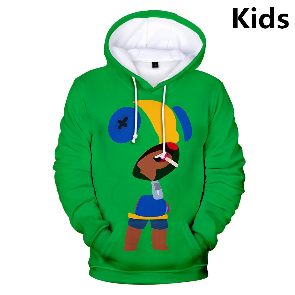  3 To 13 Years Kids Hoodies Shooting Game 3D Printed Hoodie Sweatshirt Boys Girls Casual Long Sleeve