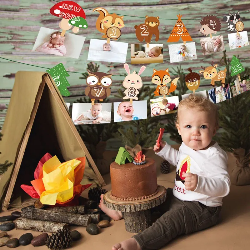 HUIRAN/вечерние принадлежности в лесном стиле; Детские сувениры; сафрай; Животные в джунглях; декор для дня рождения; тема джунглей; декор для дня рождения; детский душ