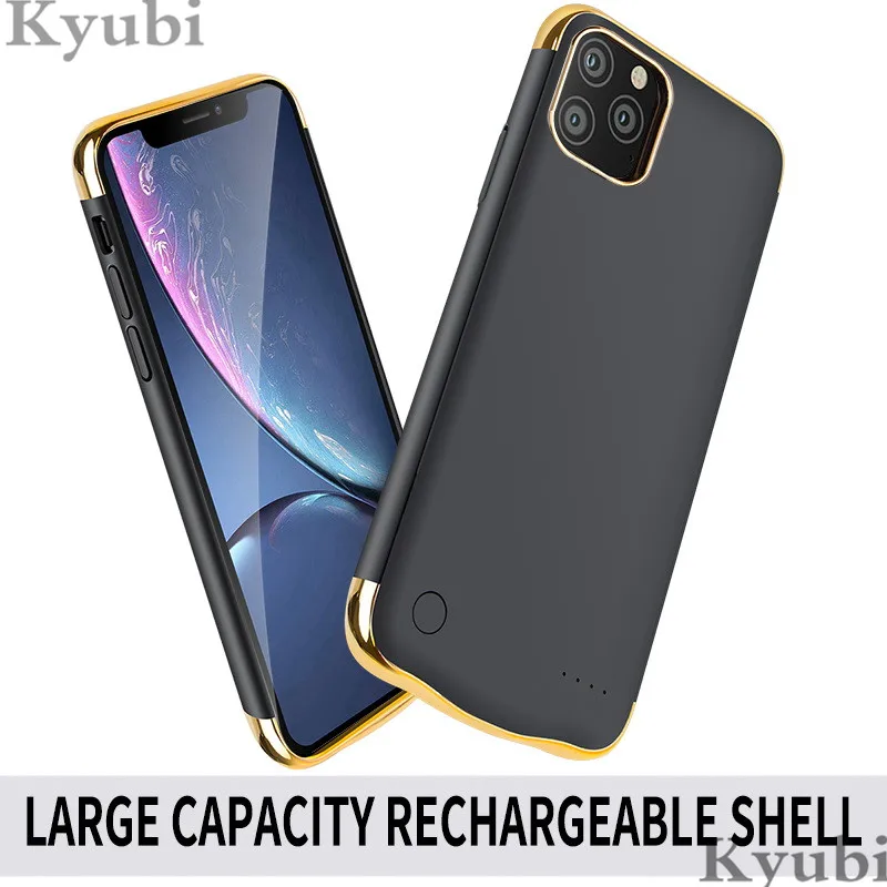 6000 мАч зарядное устройство чехол для iphone 11 Pro Max Гибридный внешний портативный беспроводной зарядки для iphone 11 Pro Max 2 в 1