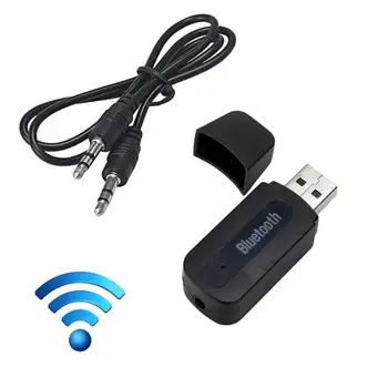 

3.5mm USB Wireless Bluetooth Music Audio Receiver Dongle Adapter Jack Audio Cable For Aux Car For Iphone Speaker Mp3