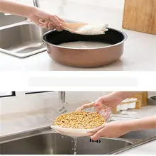 Новая мода многофункциональная промывка риса инструмент кухня едят ложка для риса не повредит руки дуршлаг асфальт инструменты