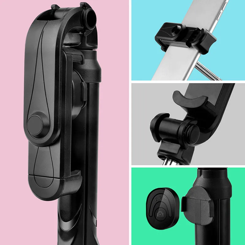 

Selfie Stick Tripod Mount Phone Holder Bluetooth Wireless Shutter Stick Extendable 360 Rotation OUJ99