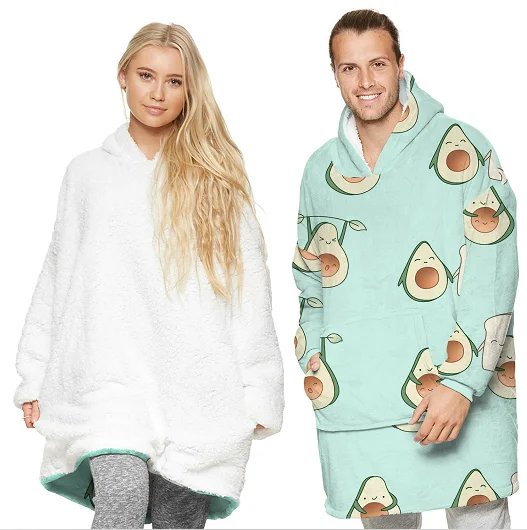 2020 New Winter Blanket Hoodie Wearable Oversized