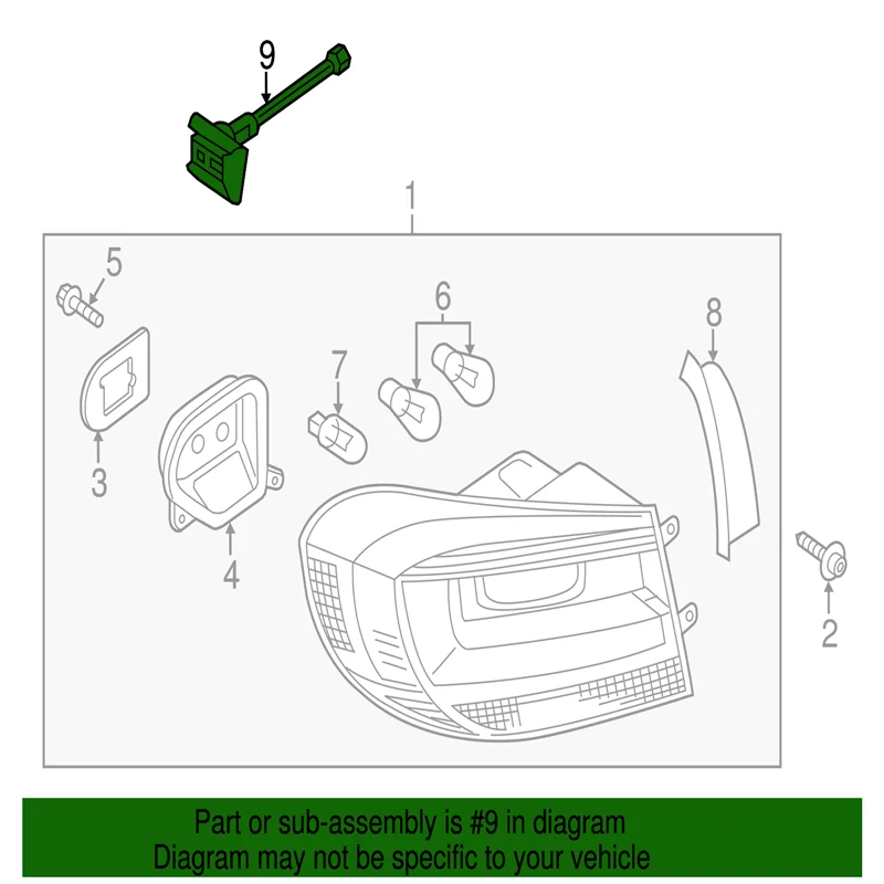 Other Parts & Accessories - OEM 5N0945167B For VW Tiguan MK1 2009-2016 ...