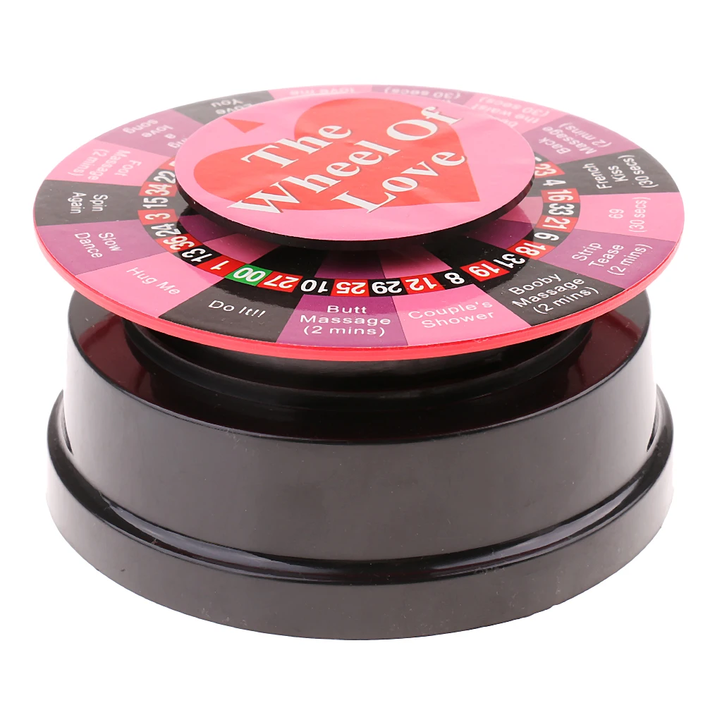 Truth Or Dare Game, Electric Turntable Roulette Wheel, Couples Lovers Supply