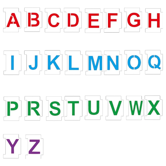 Stencil Lettere E Numeri Riutilizzabili: Crea Scritte Perfecte Su Ogni Superficie! - Foto 12