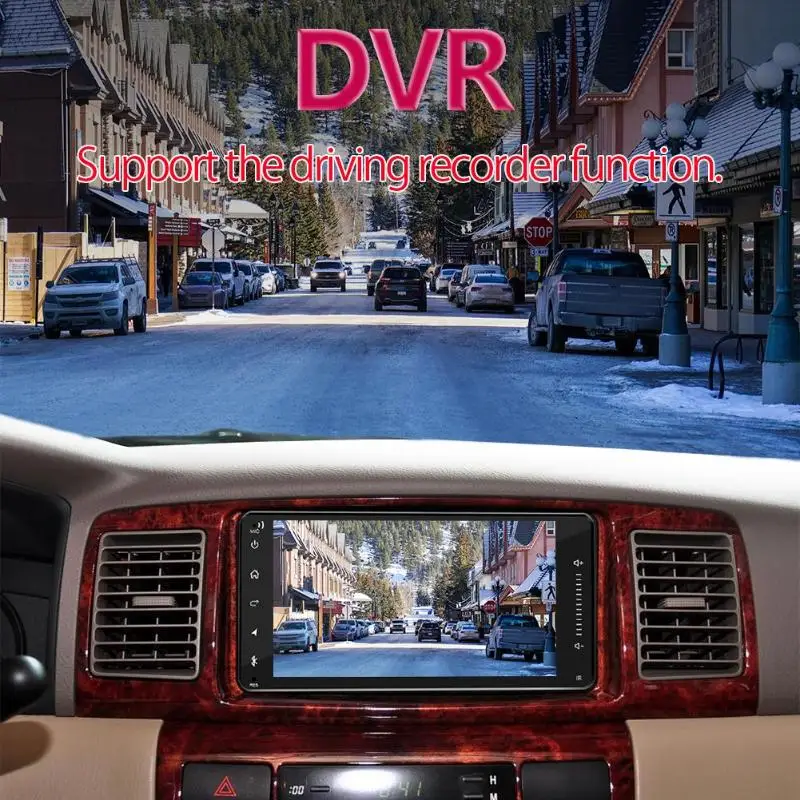  Android 8.1 HD Touch Screen Car Stereo Bluetooth GPS USB MP5 Player 1G+16G+TDA7388 Amplifier IC Hig