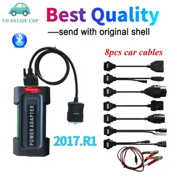 

New black autocome OBD2 OBDII 2017R1 2016R0 keygen for delphis Car Diagnostic Interface Tool vd DS150E cdp PRO new vci scanner