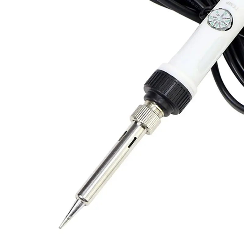 60W Adjustable Temperature Soldering Iron Welding Tool Hand Solder EU/US Plug 19QB