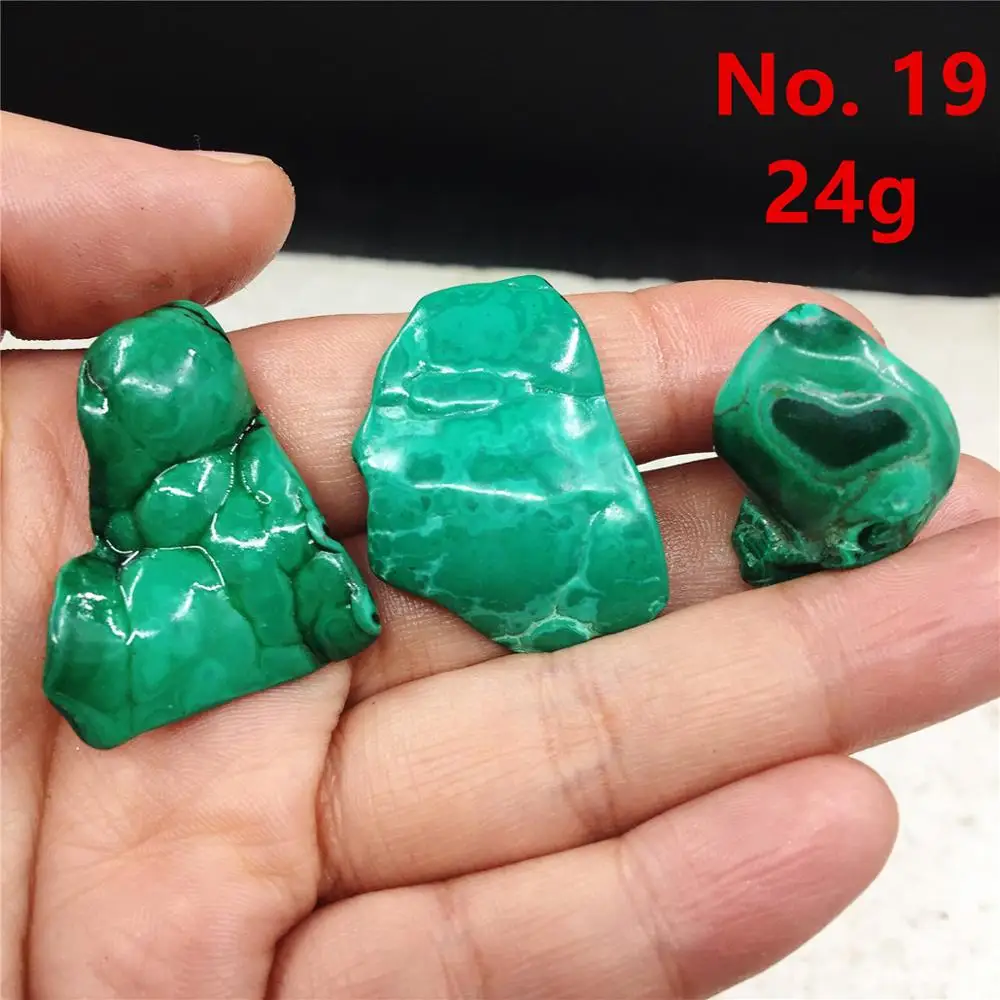 1 шт. натуральный Малахит Натуральный Необработанный камень с формой полировки