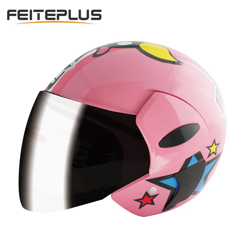 

Universal Children's Helmet Motorcycle Kids Half Helmet Unisex Helmet Four Seasons Motocross Electric Cars Bike