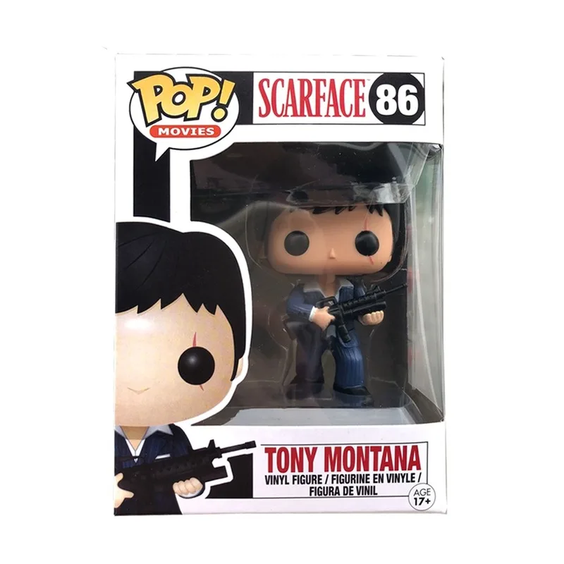

Funko POP toys Scarface Tony Montana Vinyl Action Figure Original Box Collection Model Toys for children Christmas Birthday Gift