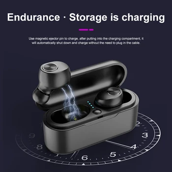 

TX29 TWS Bluetooth Headphones 5.0V Wireless Mini Binaural Stereo Sport Noise Cancel Game Headset In-ear Waterproof Earphones
