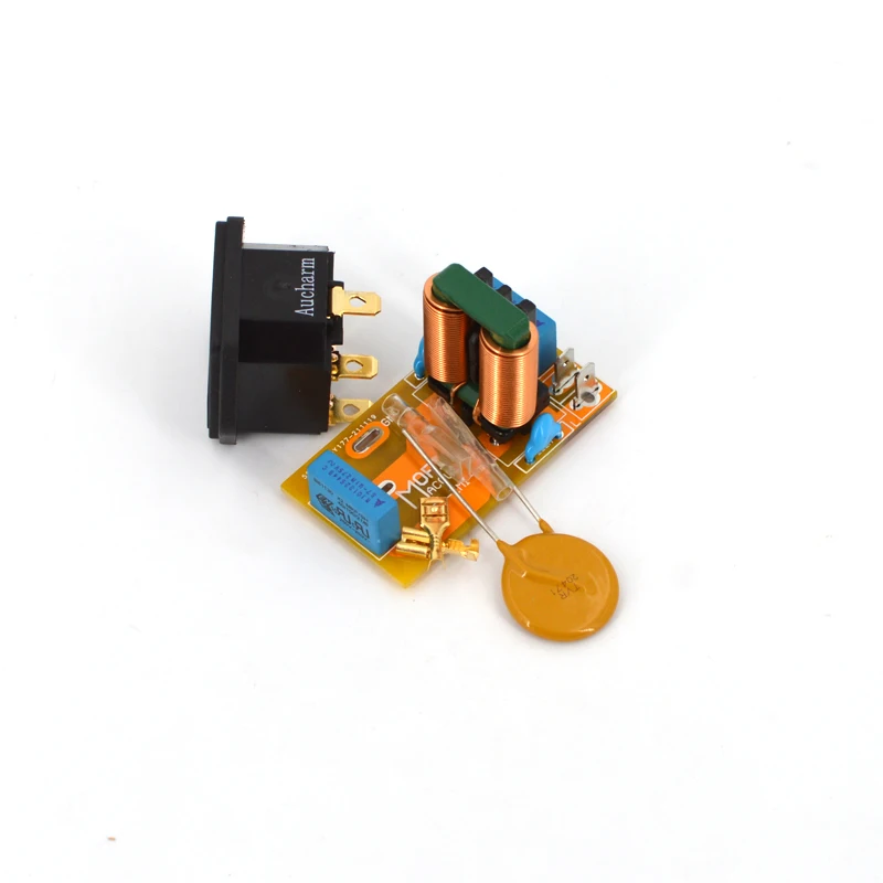 AC Power Filter Socket MOFI Gold-Plated AC Power Tail Plug-In 10A EMI Filter Socket For HiFi Audio（New Design）