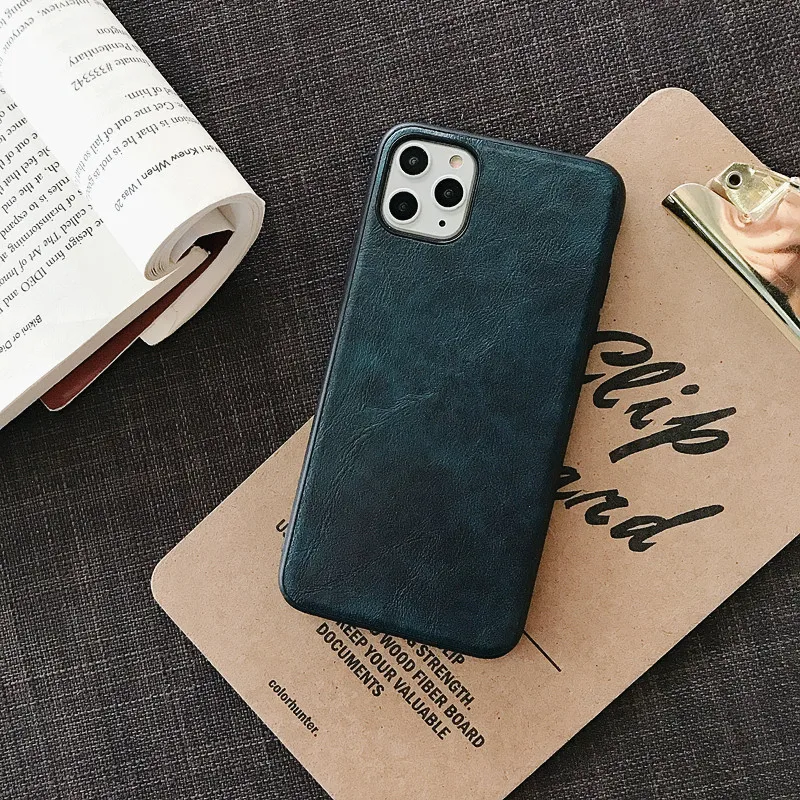 Ретро Чехол из воловьей кожи для iphone 11, чехол для iphone 7, чехол 8 plus X XR MAX