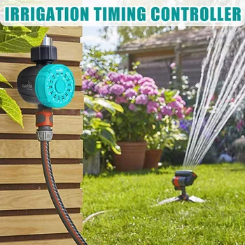 

US/EU thread Automatic Garden Water Timer Watering Irrigation System Controller Outdoor optional Irrigation cycle/duration