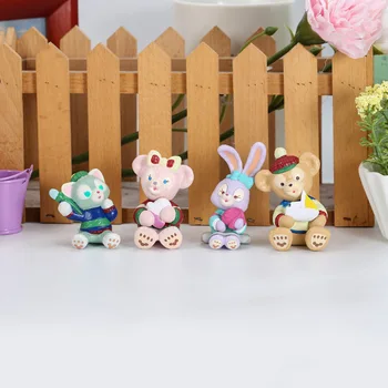 

43% 4pcs/lots Japan duff ornaments decorative Action Figures vinyl doll WJ01