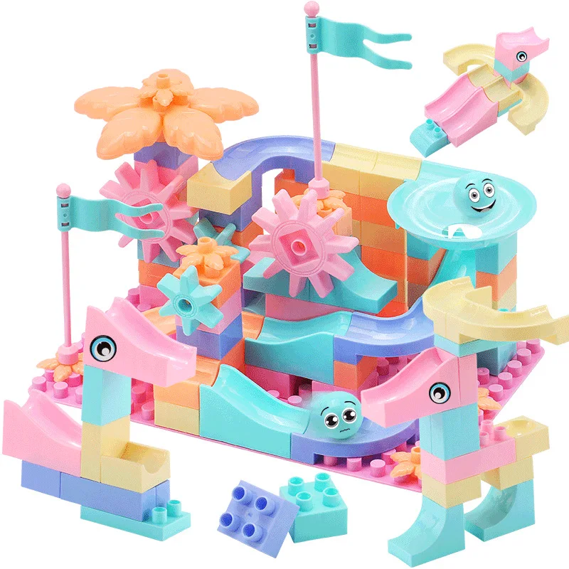 Строительные блоки игрушки в сборе Duploe город мальчик девочка дети развитие ума Кирпичи Игрушки