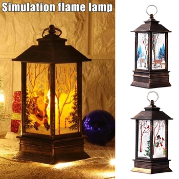

LED Christmas Holiday Love And Peace Lights Portable Small Oil lamp Desktop Decoration C44