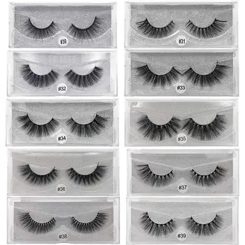 

30 boxes/lotpair 3D mink false eyelashes