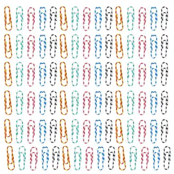 

450pcs Paper Clip Zebra Colorful Durable Creative Metal Clip for File Paper