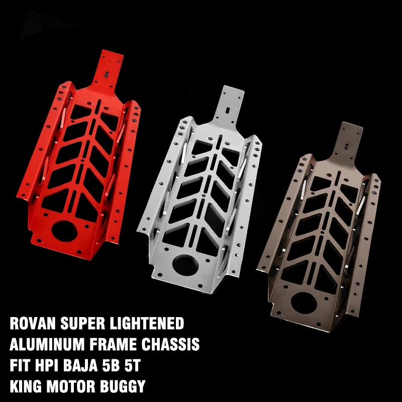 Rovan супер облегченный алюминиевый каркас шасси подходит HPI Baja 5b 5t King мотор багги для 1/5 масштаб HPI 5t 5SC 2WD Запчасти для газового грузовика