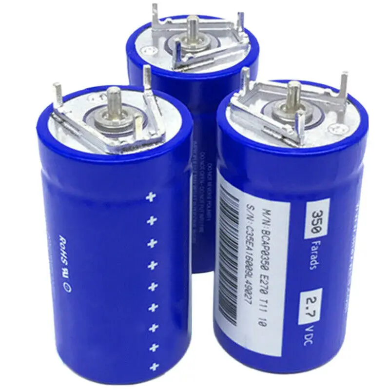 

1Pc Component Capacitor 2.7V 350F 35x60mm Replace Blue For Maxwell Capacitor through Universal Orifice Accessories Electrical