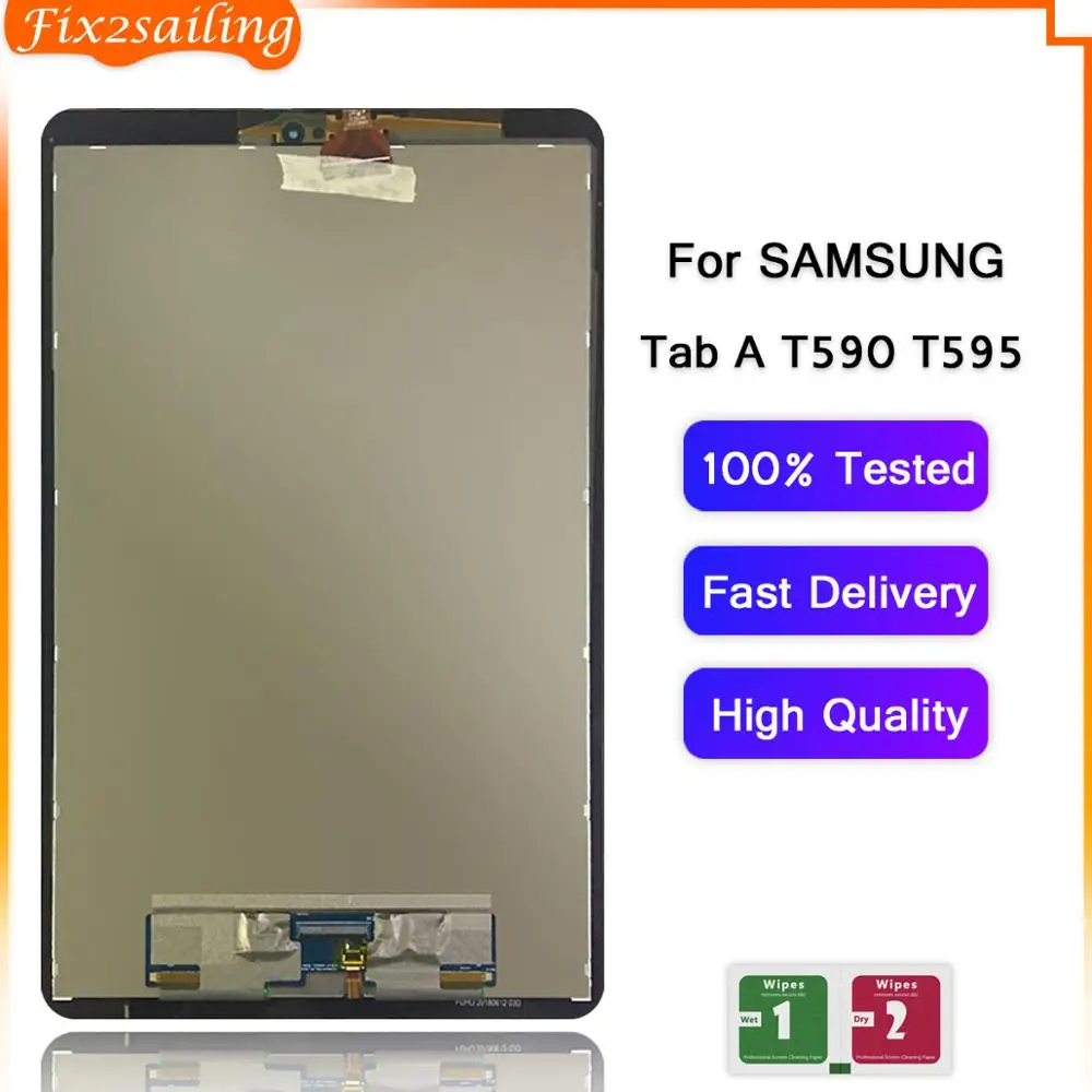 100% Протестировано для Samsung Galaxy Tab A2 10 5 ''T590 T595 SM-T595 панель ЖК-дисплея экранный