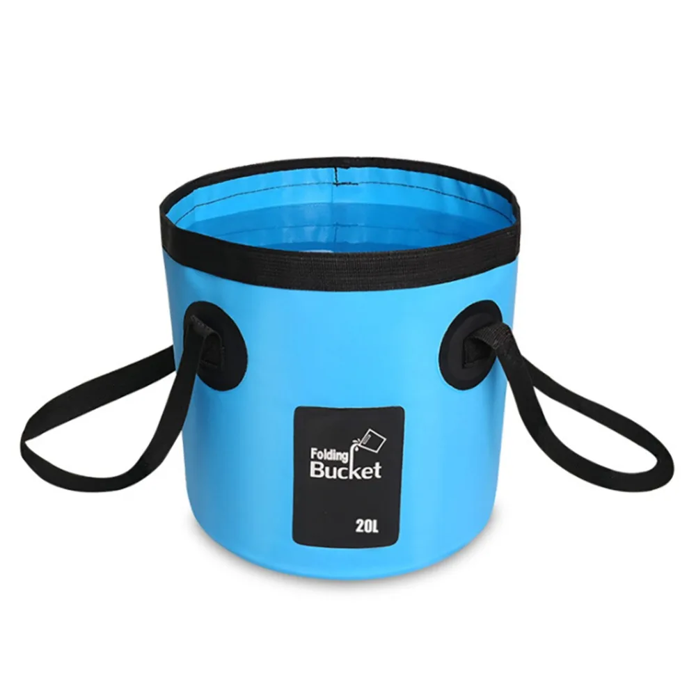 12 / 20 L Outdoor portable folding water bucket for water dish hand foot car washing camping travel toy bucket