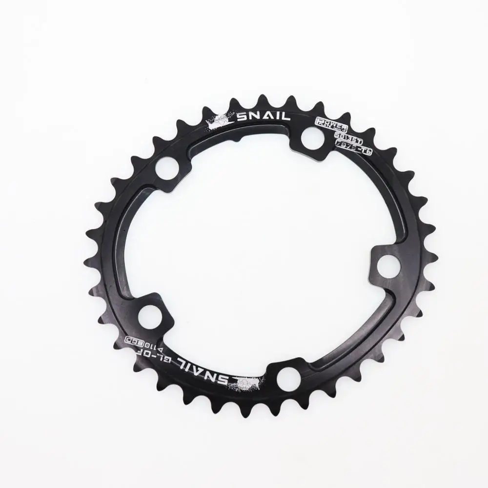 Snail 110 BCD двойная цепная цепь 2 слоя скорости овальная 50t 35T для Shimano Велоспорт дорожный складной велосипед Сверхлегкая зубная пластина