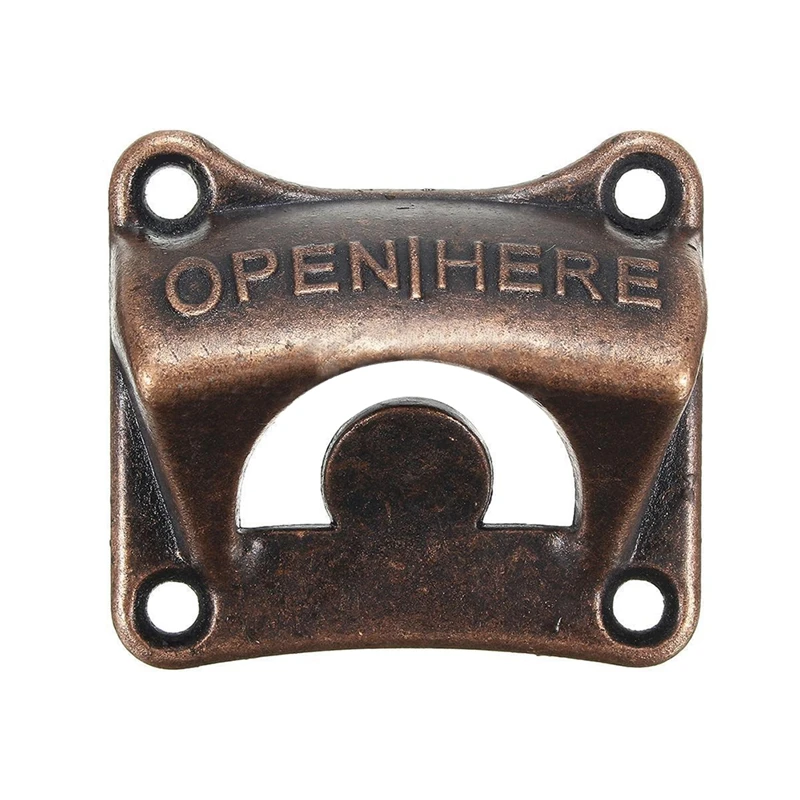 Promotion! 5 x Zinc Alloy Wall Bottles Beer Opener