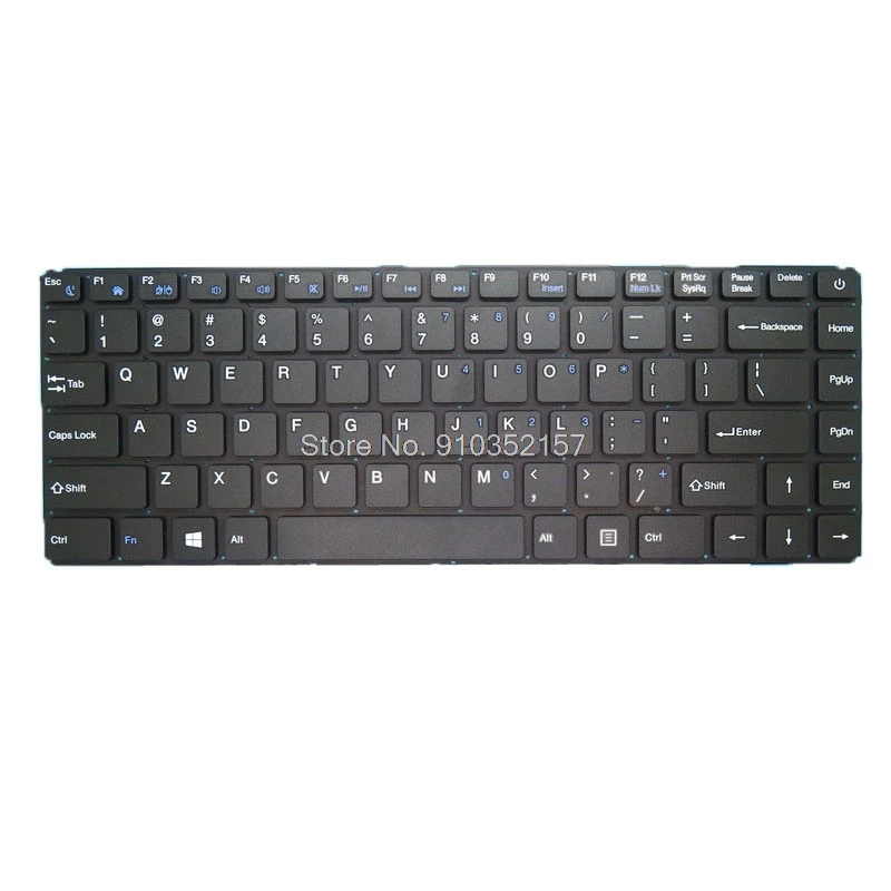 digital keyboard computer Laptop Keyboard For Multilaser Legacy PC150 ML-WI09 PC151 English US Black NO Frame Empty 2 Pins With power button New computer keypad