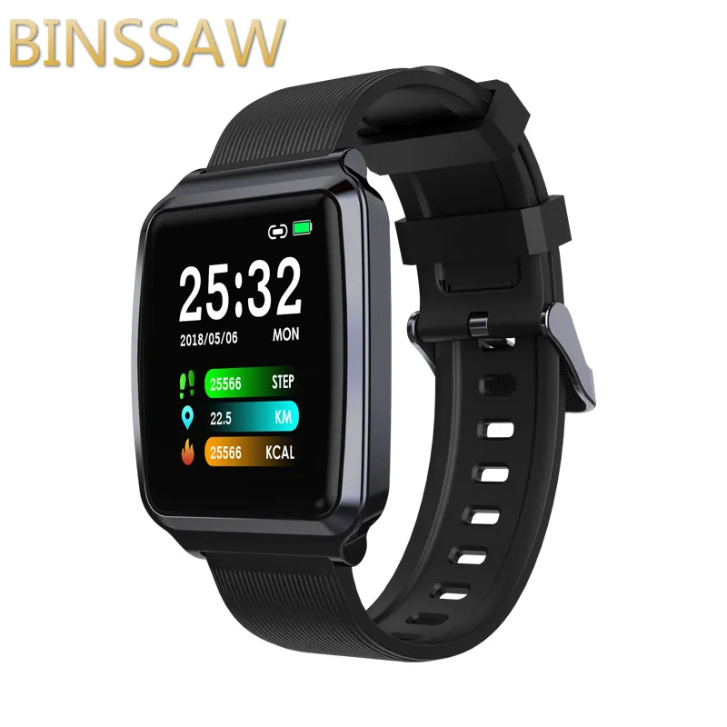 Smart Watch BINSSAW Bluetooth Sport IP67 Waterproof Blood pressure Oxygen Heart Rate Fitness Tracker SmartWatch For Android IOS