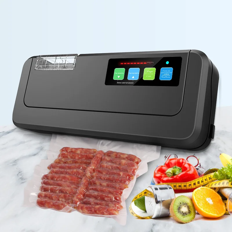 Fast Shipping 2018 New Household Vacuum Food Sealer Packaging Machine Vacuum packer Give free 10 Pcs Vacuum Bags P-290 5