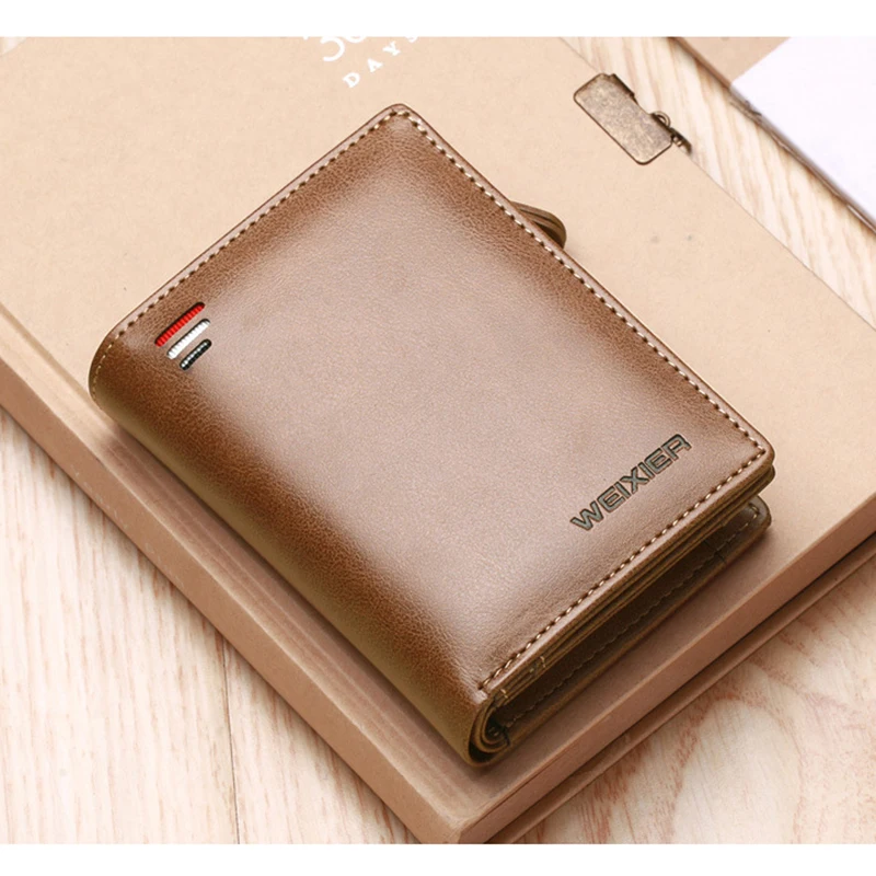 

Men Wallet Brand Wallet Zipper&Hasp Design Small Wallet Male High Quality Short Card Holder Coin Purse Carteira