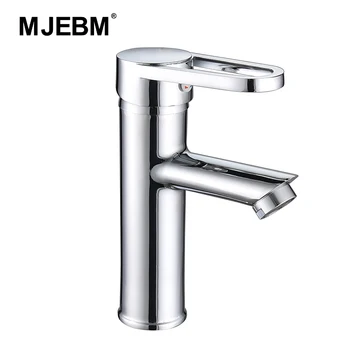 

Single lever bathroom vanity faucet bathroom sink faucet Chrome surface faucet hot and cold water mixer