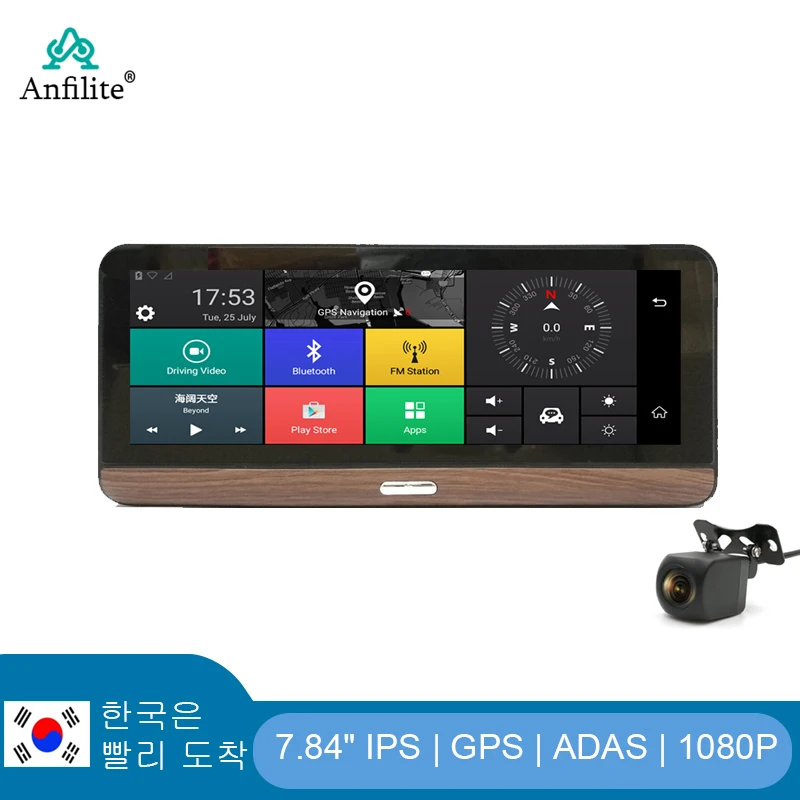 Anfilite E31 4G ADAS Автомобильная камера GPS Android 5 1 Автомобильные видеорегистраторы WIFI 1080P