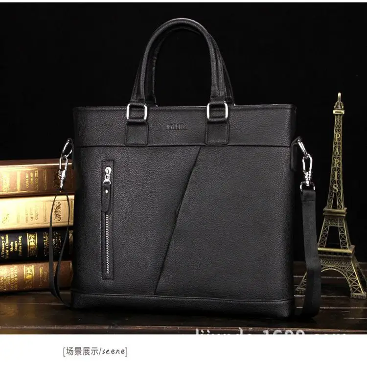 

Agent Join New Style Men Business Casual Handbag Western Style Large-Volume-Computer Men's Bag