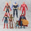 Marvel – figurines de la légende des Avengers, Groot et Rocket, poupées mobiles, cadeau d'anniversaire pour enfants, Collection créative ► Photo 3/3