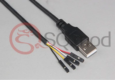 USB Male to Dupont 1Pin Data Extension DIY Cable Single Adapter Wire 50cm Black | Компьютеры и офис