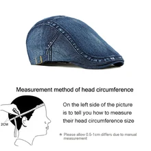 Берет для женщин и мужчин летний капюшон Регулируемый промытый деним остроконечные шляпы наружные головные уборы аксессуары для одежды