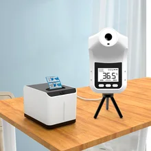 Thermomètre numérique infrarouge automatique 2 en 1 PK3, impression d'étiquettes de données rapides en temps réel