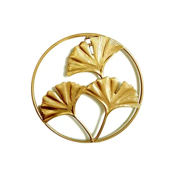

Creative Home Living Room Shop Iron Gold Three-Dimensional Leaf Wall Hanging Decorative Painting Style Wall Decoration