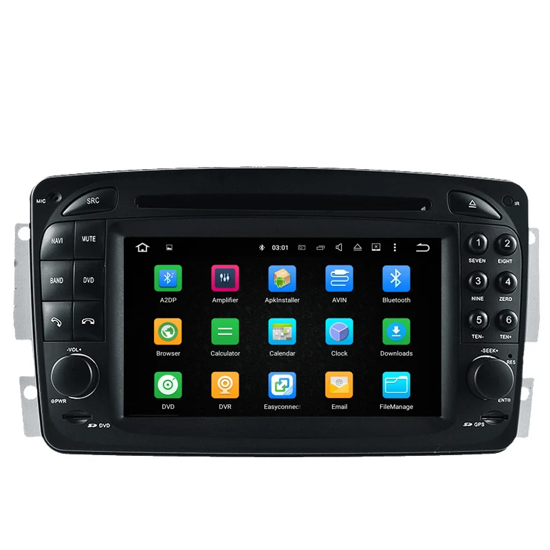 Discount 4G RAM 32G ROM Octa Core Android 9.0 Car Multimedia DVD Player For Benz E-W210/A-W168/SLK-W170/M/ML-W163 1998-2002 5