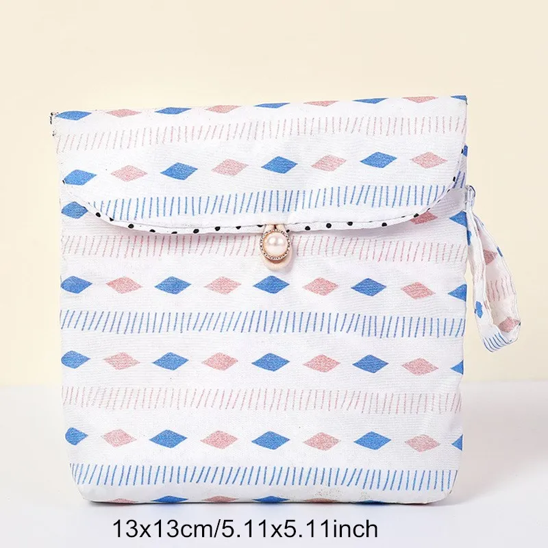 geometric Подгузник для девочек, гигиеническая салфетка, сумка для хранения, брезентовый тампон, колодки, посылка, сумки, портмоне, органайзер для ювелирных изделий, чехол для кредитных карт - Цвет: geometric